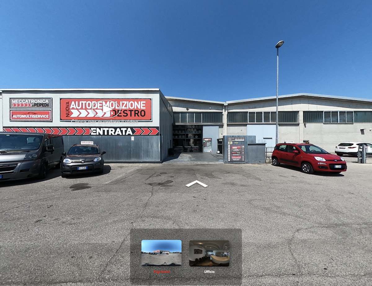 virtual tour nuova autodemolizione destro